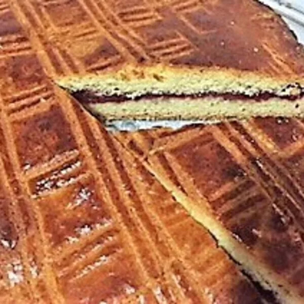 Galette des rois sablée à la confiture