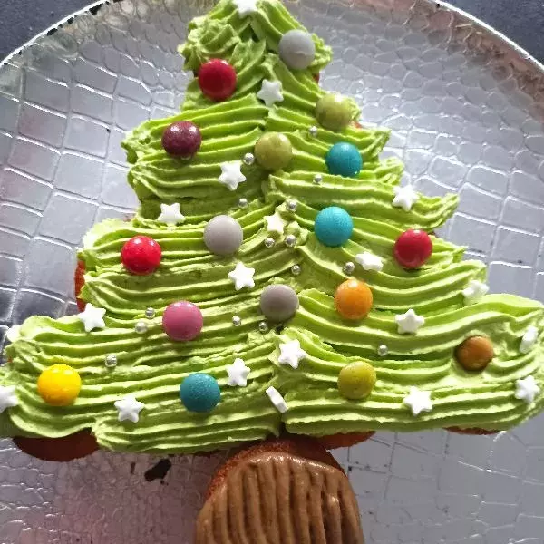 Sapin cupcakes 