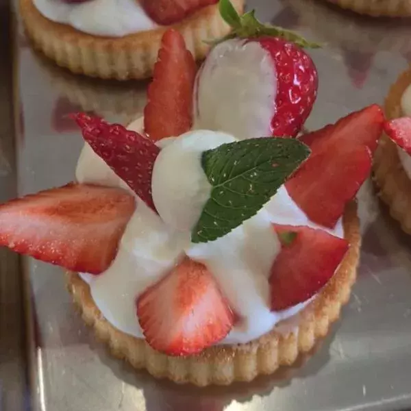 tartelettes fraises et chantilly mascarpone