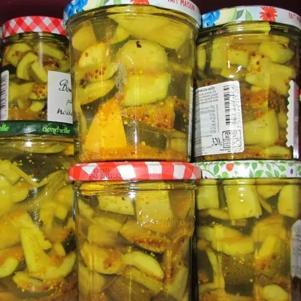 Pickles de courgettes