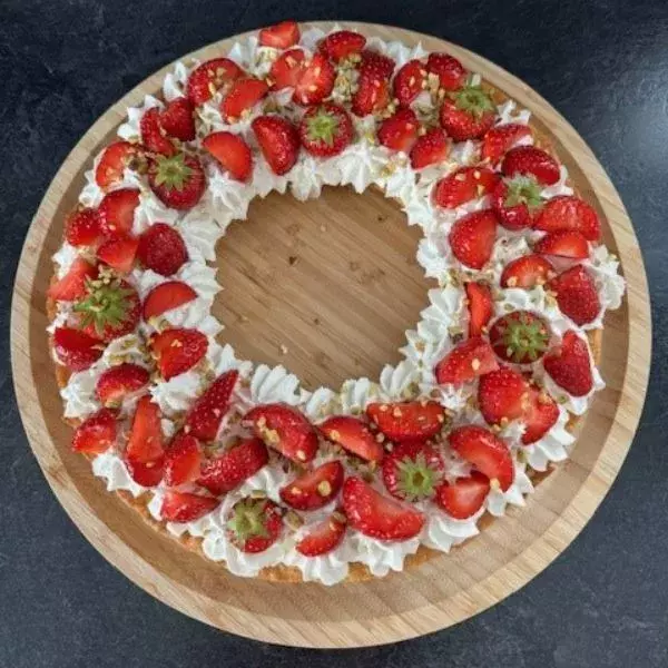 Couronne aux fraises 