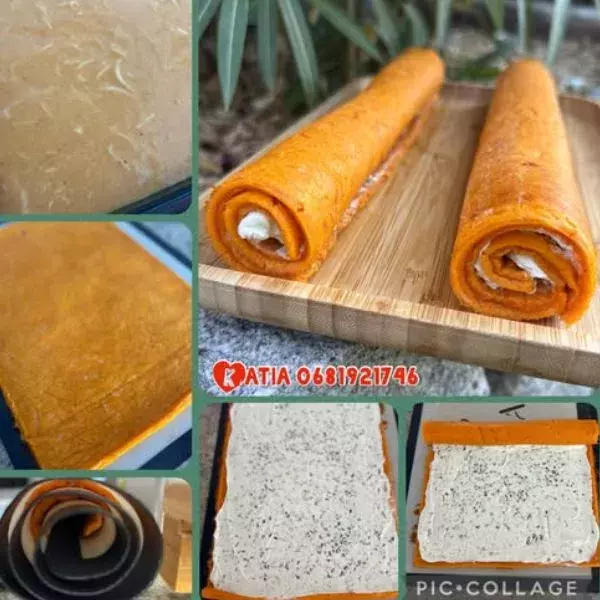 Mini roulé à la tomate et fines herbes