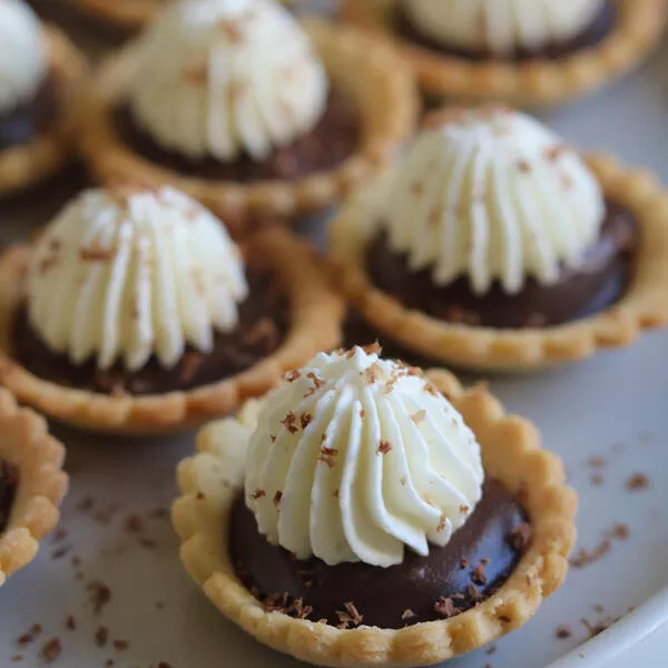 Tartelettes chocolat chantilly