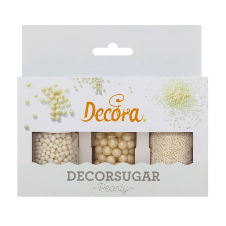 Kit décors sucrés Pearly, 80 g