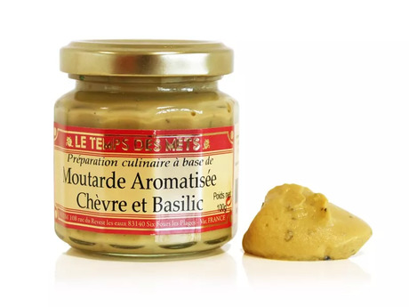 Moutarde chèvre basilic 100 g