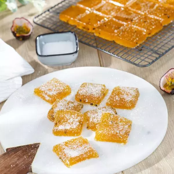 Pâte de fruits passion ananas