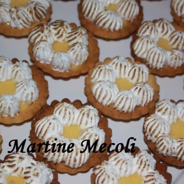 Mini tartelettes au citron meringuées