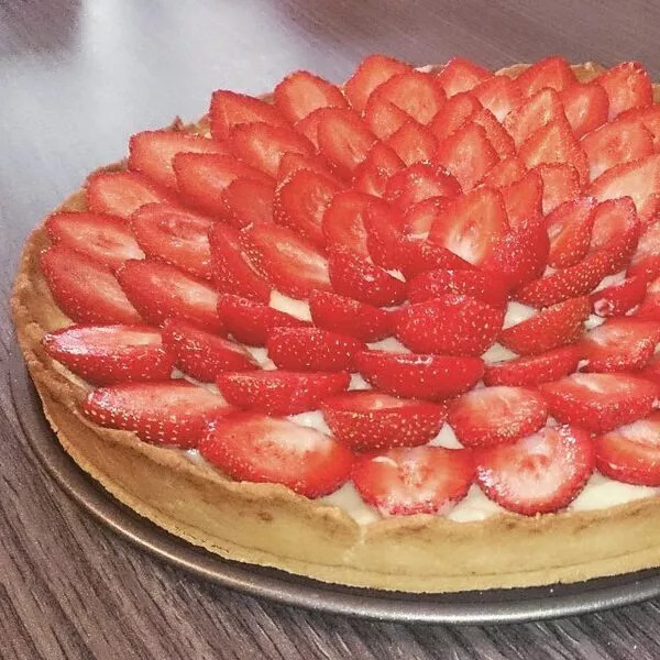 tarte aux fraises