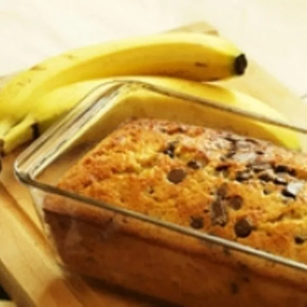 Cake banane aux pépites de chocolat