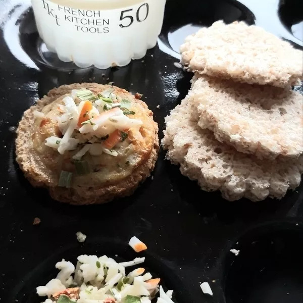 Mini croquiches au surimi