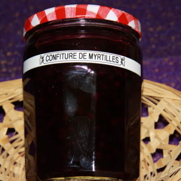 Confiture de myrtilles