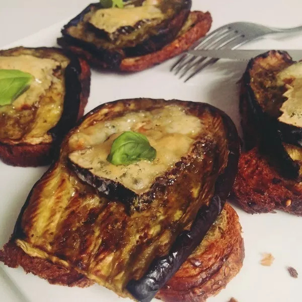 Brushetta aux aubergines