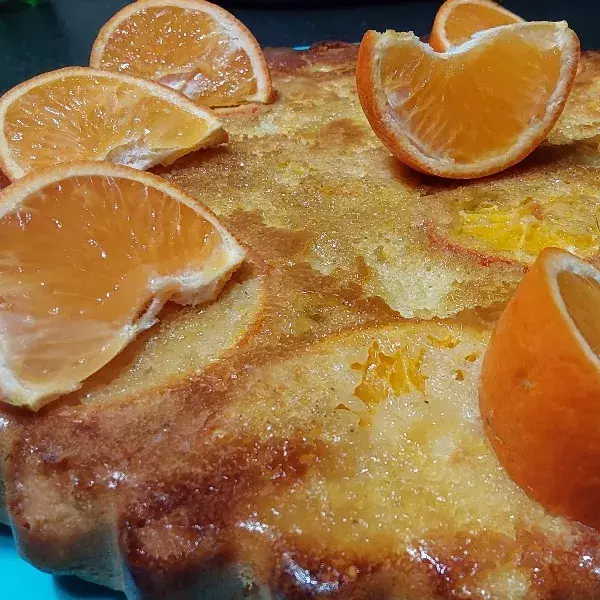 Tarte fondante aux clémentines de Corse