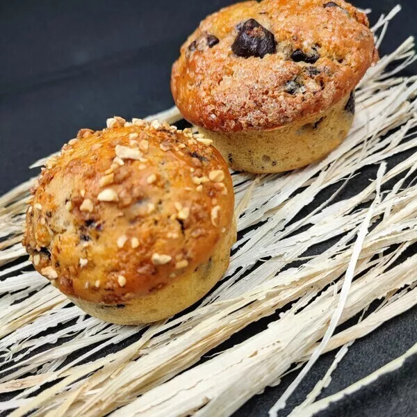 Plum cake façon muffins