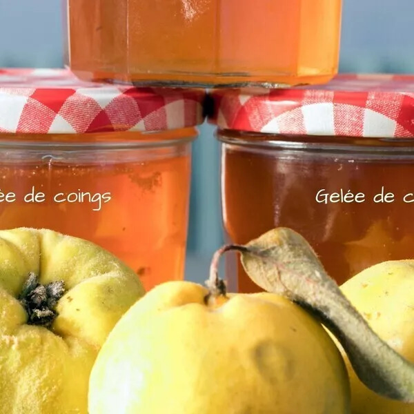 Gelée de coings (avec récup. jus de cuisson des coings)