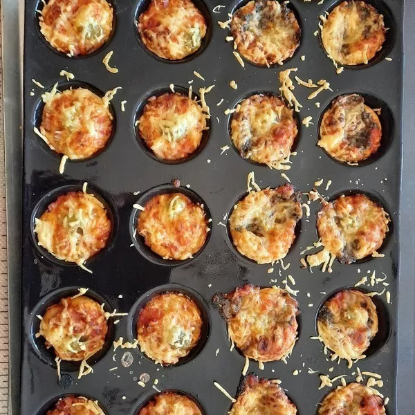 Mini pizza pâte liquide