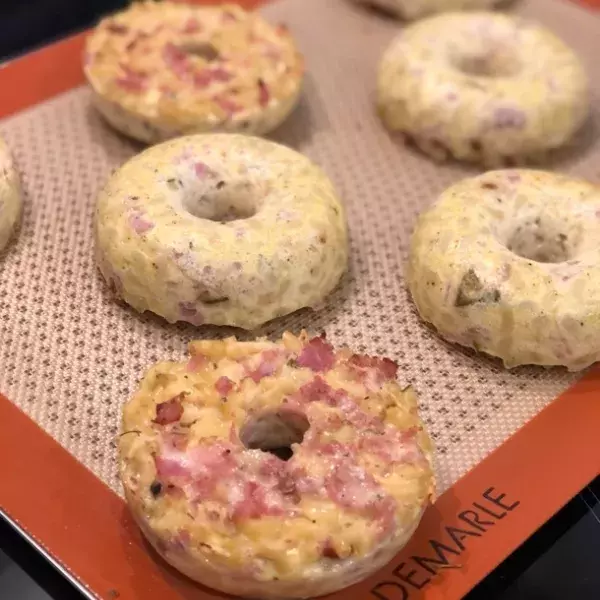 Coquillettes jambon en Donut's