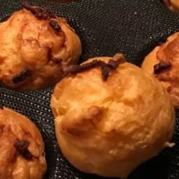 Gougères emmental lardons de Nathalie MICHEL