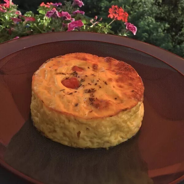 Clafoutis aux tomates cerises