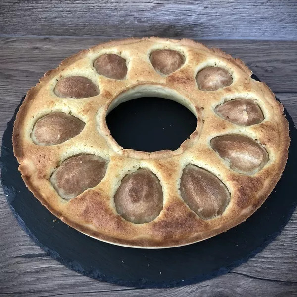 Tarte amandine à la poire