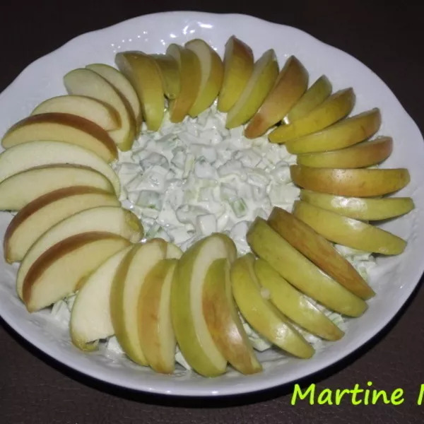 Salade de céleri branche et pommes