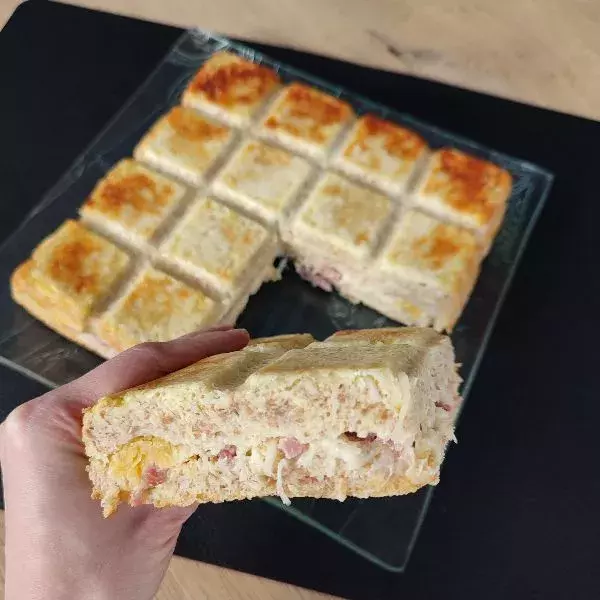 Croque tablette à la courge spaghetti