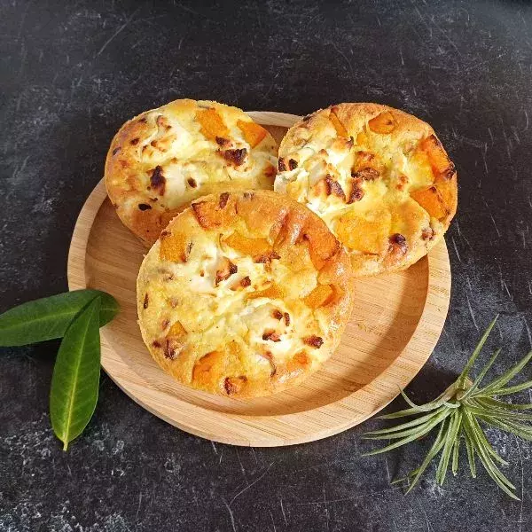 Clafoutis potimarron chèvre frais