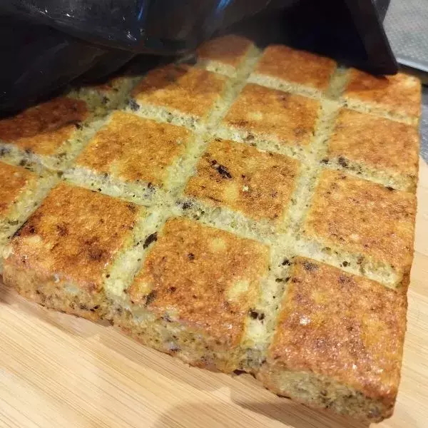 Gâteau flocons d'avoine bananes