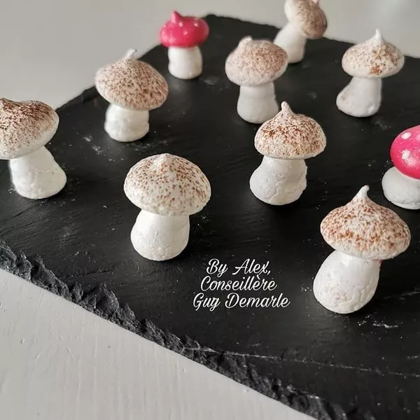 Champignons en meringue