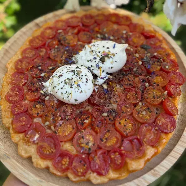 Tatin de tomates cerises