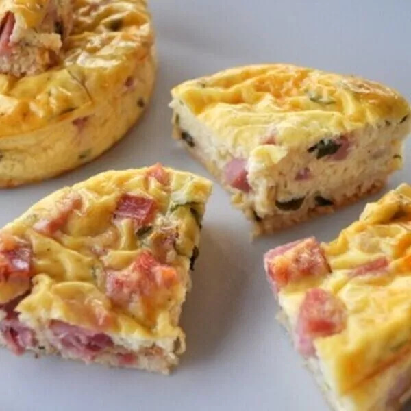 Tartelettes soufllées au jambon