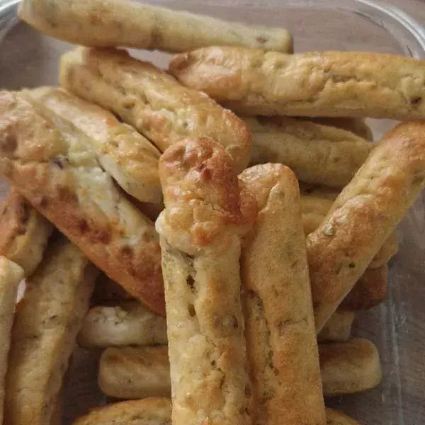 Madeleines allongées chèvre pistache