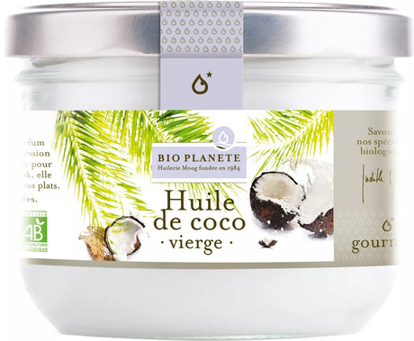 Huile de coco vierge, biologique, 200 ml