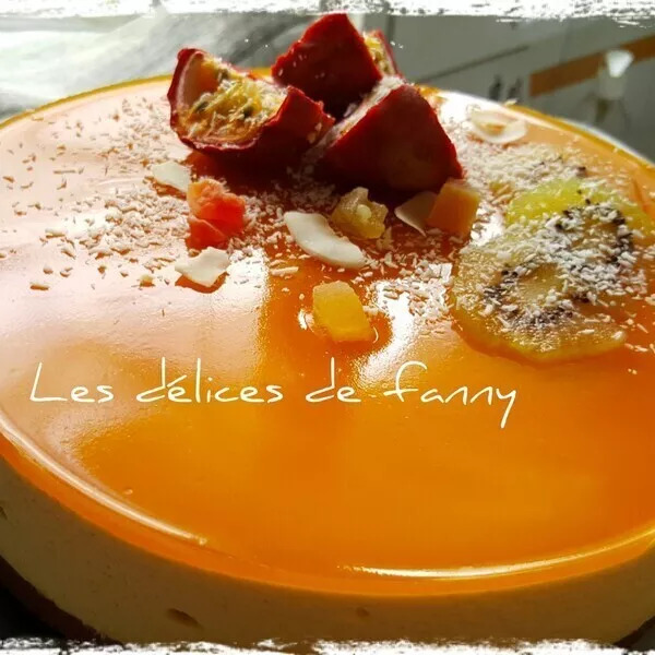 ENTREMET FRUITS DE LA PASSION ET MANGUE