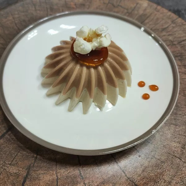 Panna Cotta Caramel & Pop Corn