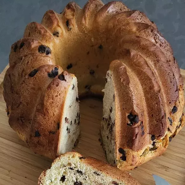 Brioche aux pépites de chocolat 