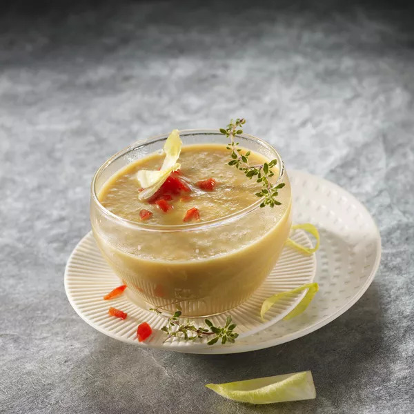 Velouté d'endives aux poivrons