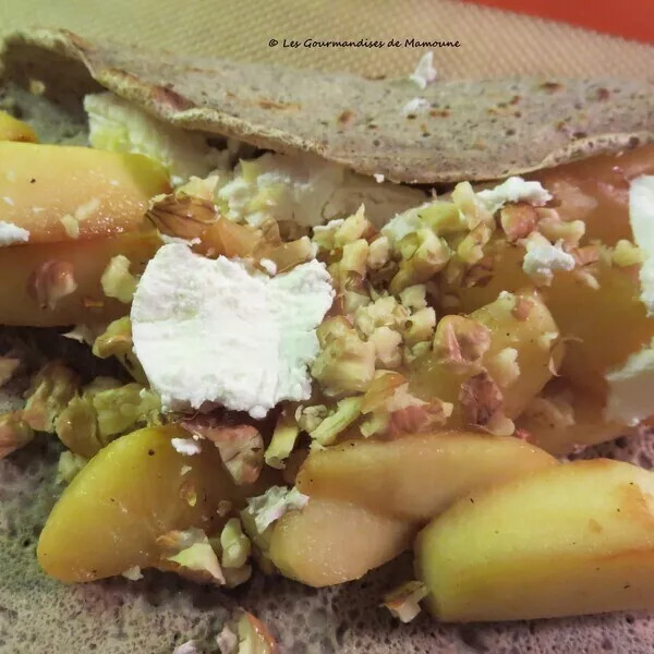 Galettes pommes-chèvre (IG bas)