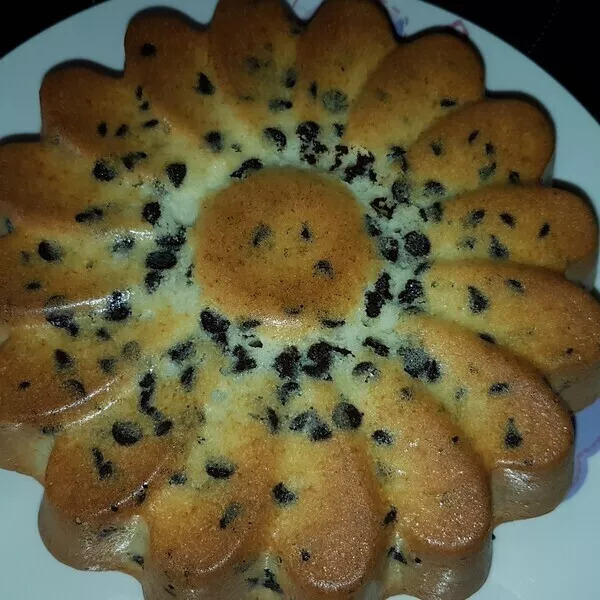 Gâteau au yaourt avec pepites de chocolat