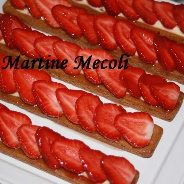 Tartelettes aux fraises sans cook'in