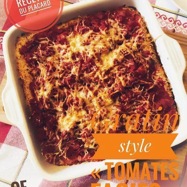 Gratin de tomates farcies