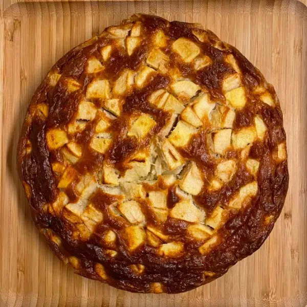 Gâteau yaourt fondant aux  pommes