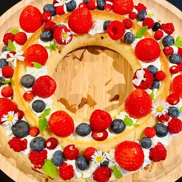 Couronne Queen au fruits rouges - Chez Nanou