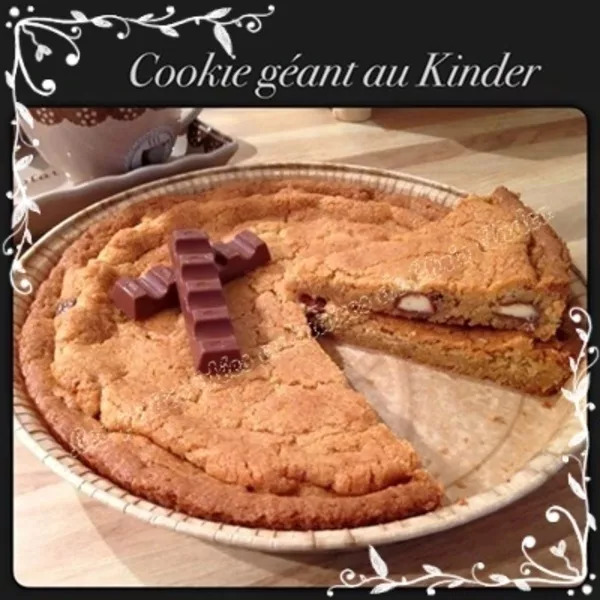 Cookies géant au Kinder