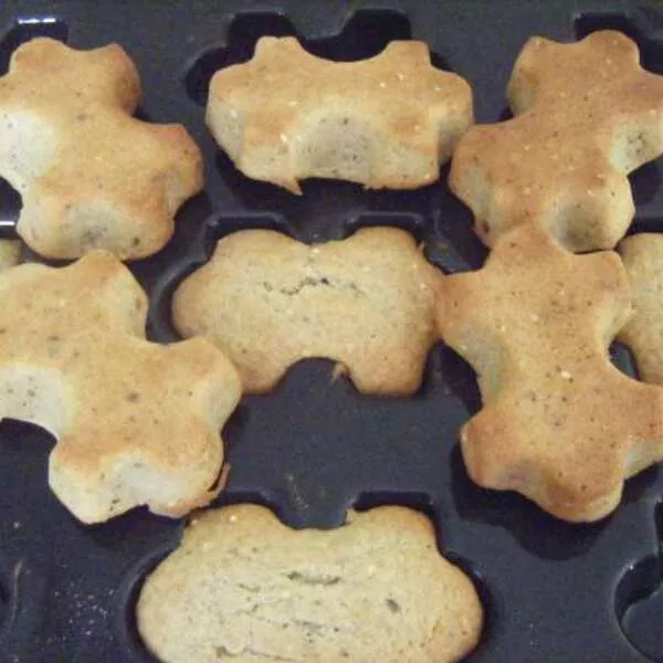 Petits gâteaux à la compote de pommes (sans oeufs)