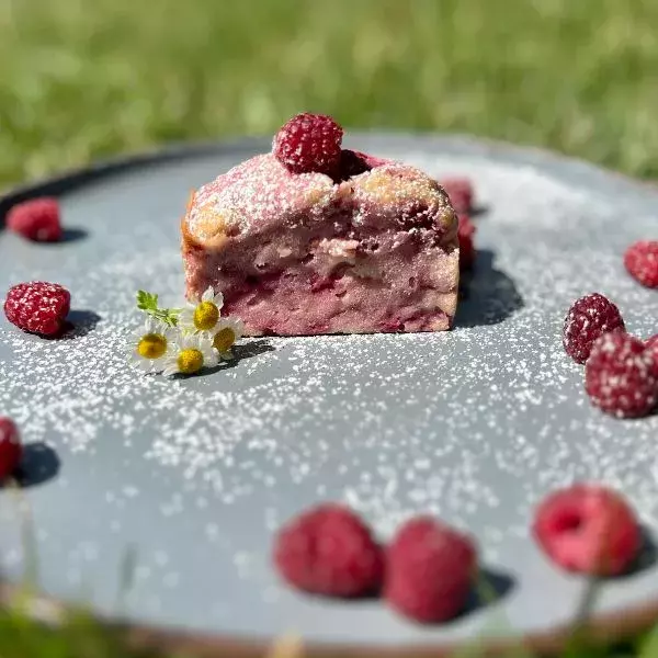 Petits gâteaux aux framboises - Chez Nanou