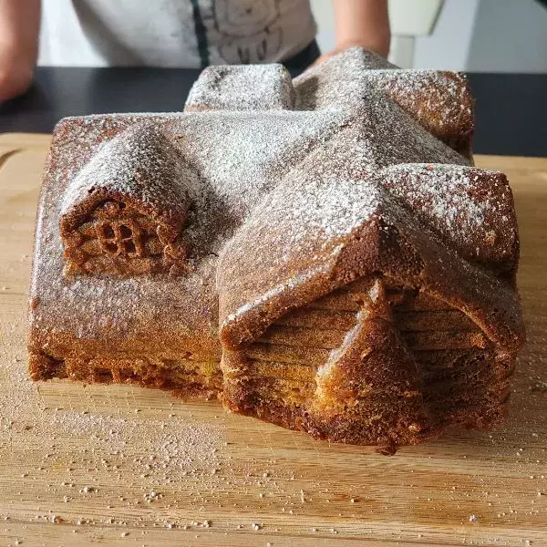 Gâteau marbré de Noël