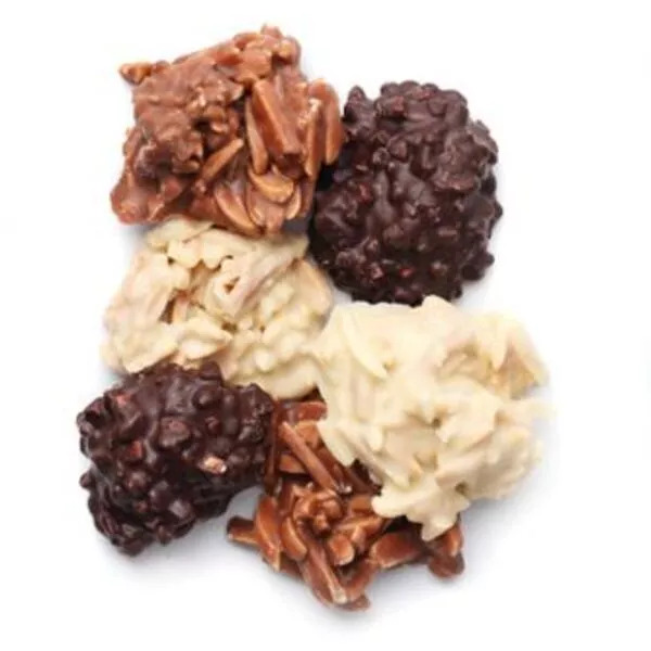 Rochers aux chocolats et amandes torréfiées