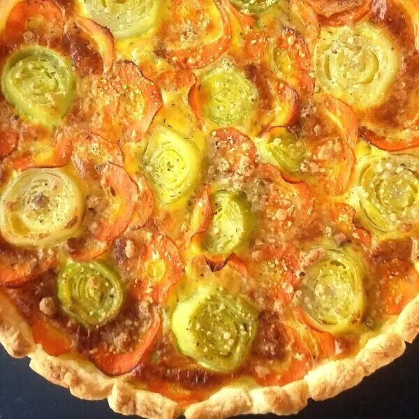 Tarte aux légumes de saison de Mamie