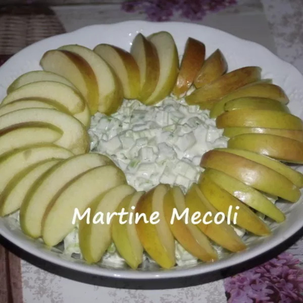 Salade de céleri branche et pommes sans cook'in